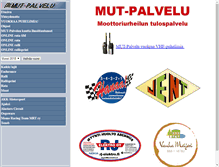 Tablet Screenshot of mut-palvelu.fi